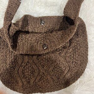 Brown Crochet Bag